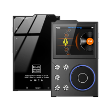 MP3-плеєр Hi-Fi AUDIO FM радіо Bluetooth DSD256 - підтримка Еквалайзера Line-Out та Диктофону пам'ять до 256 ГБ - Колір Металік-Темний